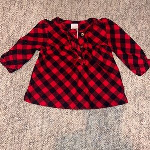 (15for$10) baby girl plaid dress
